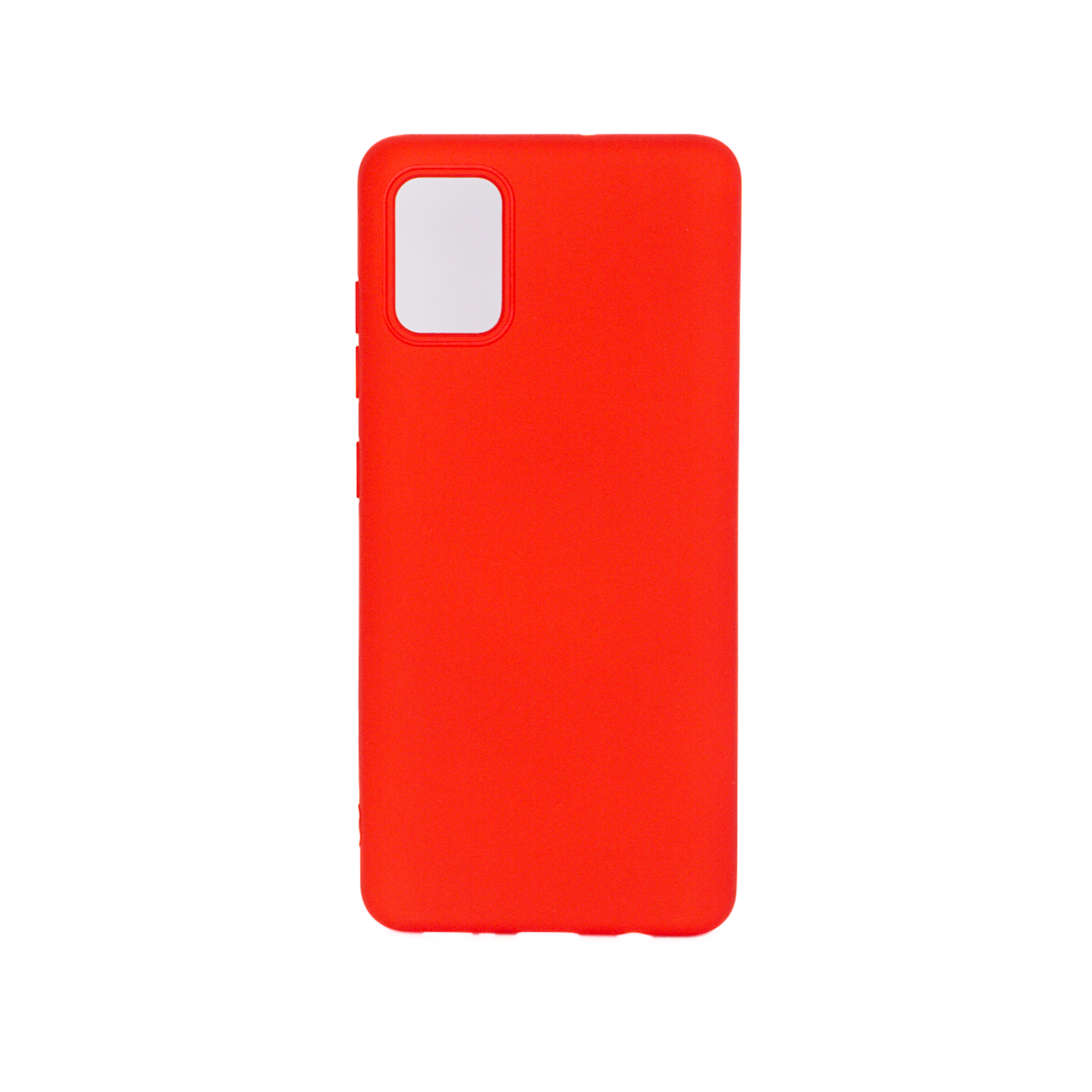 Protectores para celular  para Samsung  A51 Funda de silicona con felpa Rojo